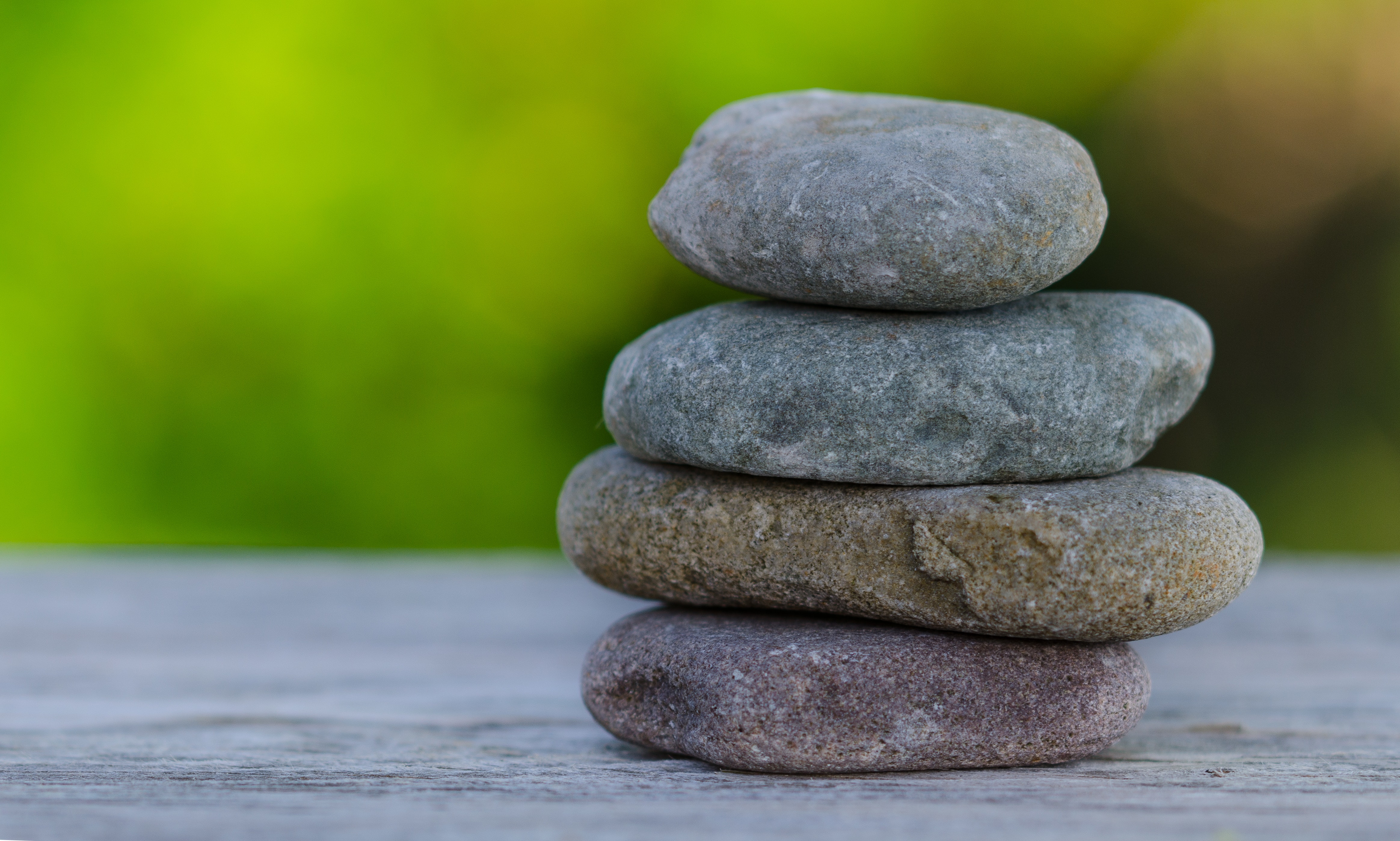 Rocks balancing on top of each other